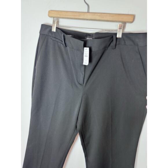 Talbots Curvy Fit Refined Bi-Stretch Barely Boot Dress Pants Black Womens 18 NWT - Picture 8 of 15